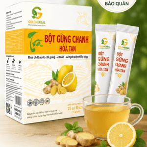 Bột Gừng Chanh Hòa Tan