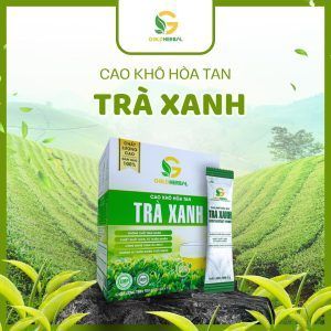 Cao Trà Xanh Hòa Tan
